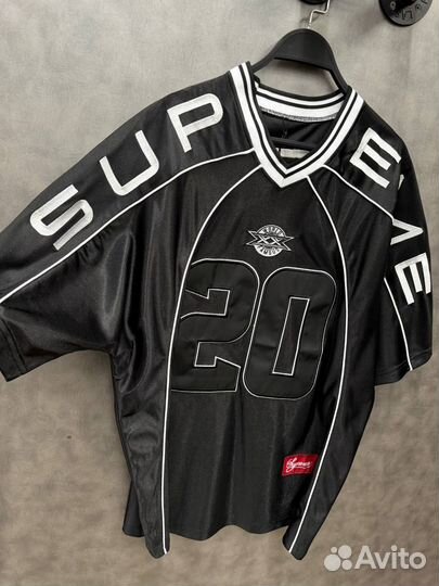 Футболка Supreme jersey оверсайз