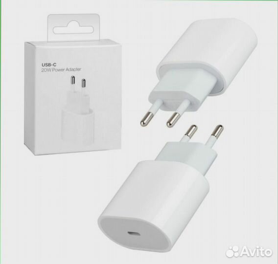 Блок питания apple type-c 20w новый