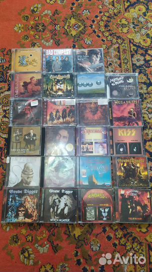 Диски рок/метал в основном