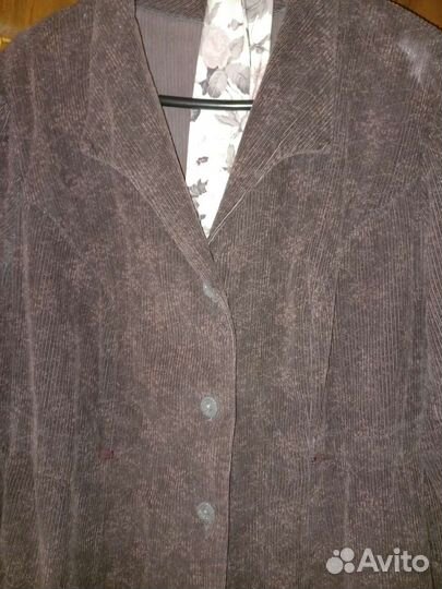 Вельветовый халат 58р СССР