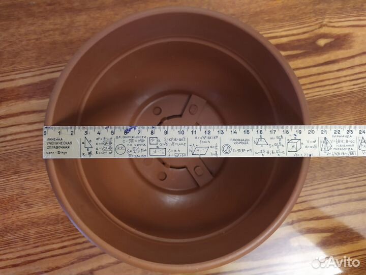 Кашпо-чаша. Пластик. На доставке