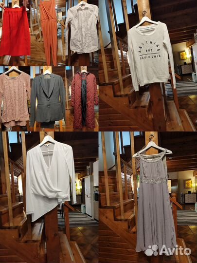 Большой пакет брендовых вещей на высокий рост 44