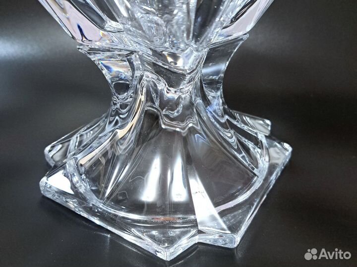 Ваза хрустальная из богемского хрусталя Чехия