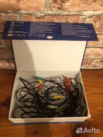 RCA Mini Jack Stereo Video Тюльпан кабель