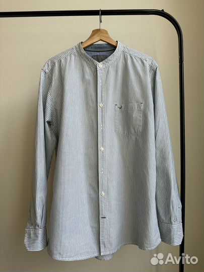 Рубашка мужская воротник стойка