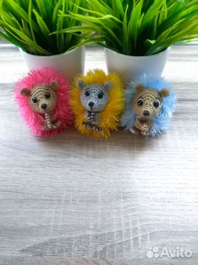 Ежик игрушка вязаная