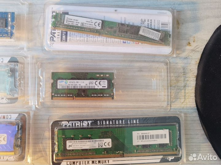 Память DDR3/4 4гб, кол-во