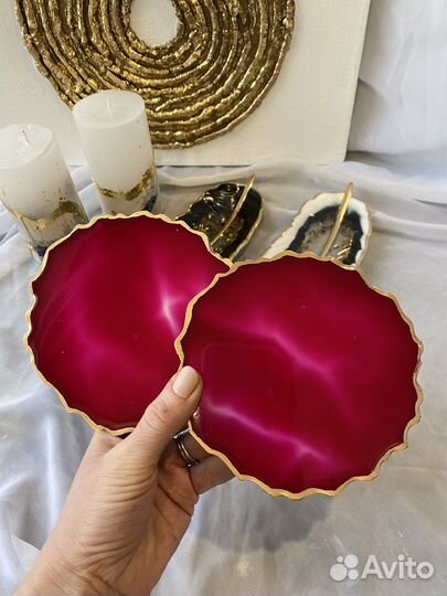 Подстаканники из эпоксидной смолы