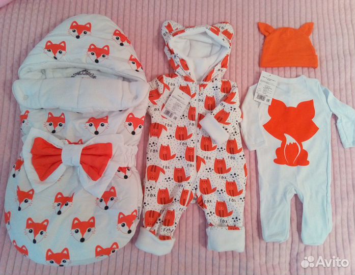 Конверт, комплект на выписку Новый