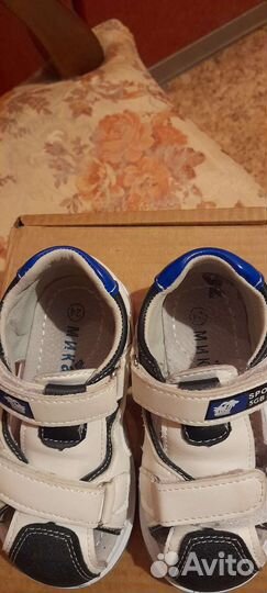 Сандалии для мальчика 24 размер кожа