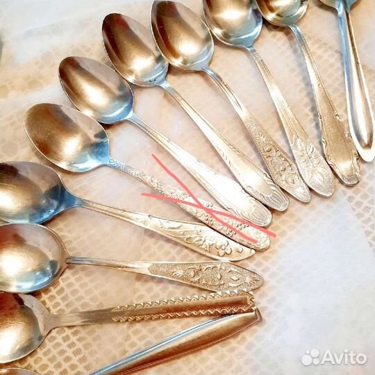 Столовые и чайные ложки. СССР