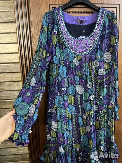 Платье vini kawen шелк бархат 46