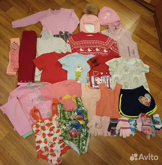 Вещи пакетом для девочки 2 - 4 года