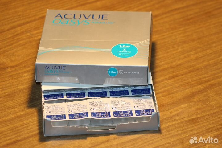 Контактные линзы acuvue oasys (5.50)