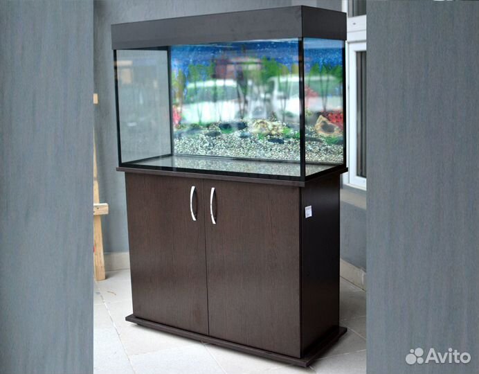 Аквариум 150 литров с тумбой