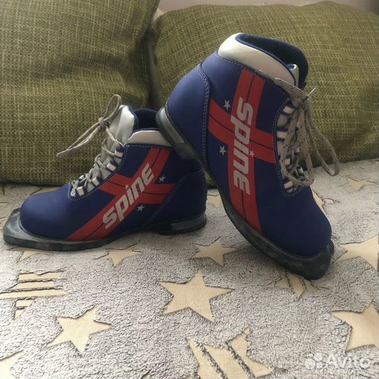 Лыжные детские ботинки Spine 35 размер