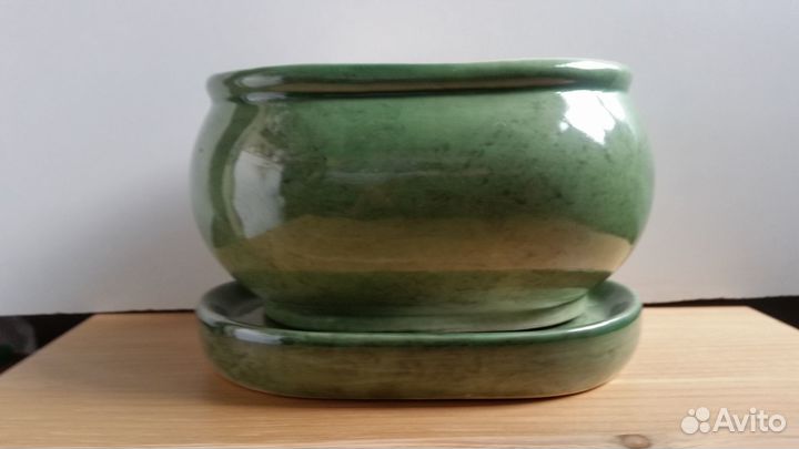 Бонсайница керамическая с поддоном