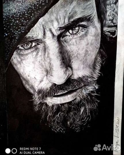 Портреты по фотографии на заказ. Ручная работа