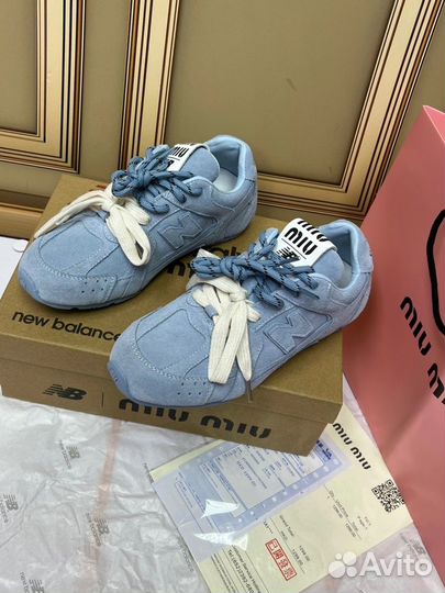 New balance/MIU MIU коллаборация кроссовки женские