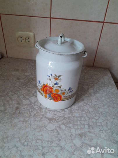 Бидон эмалированный СССР