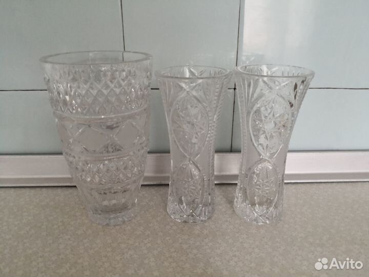 Хрустальные вазы Салатники Стопки