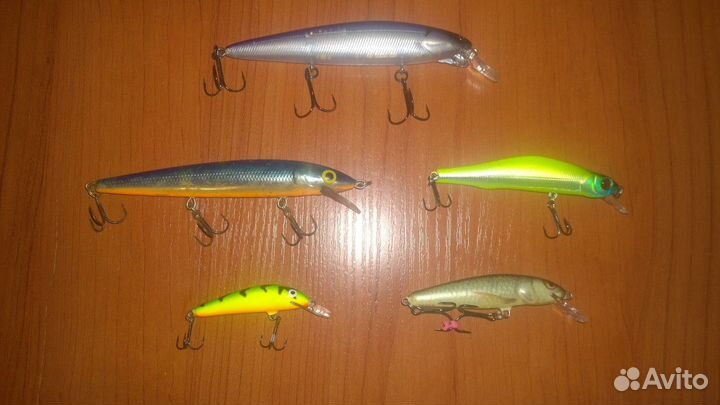 Воблеры комплект для рыбалки (Salmo Rapala Salmo)