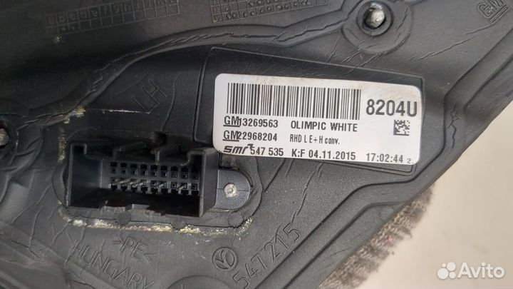 Зеркало боковое левое Opel Insignia, 2015