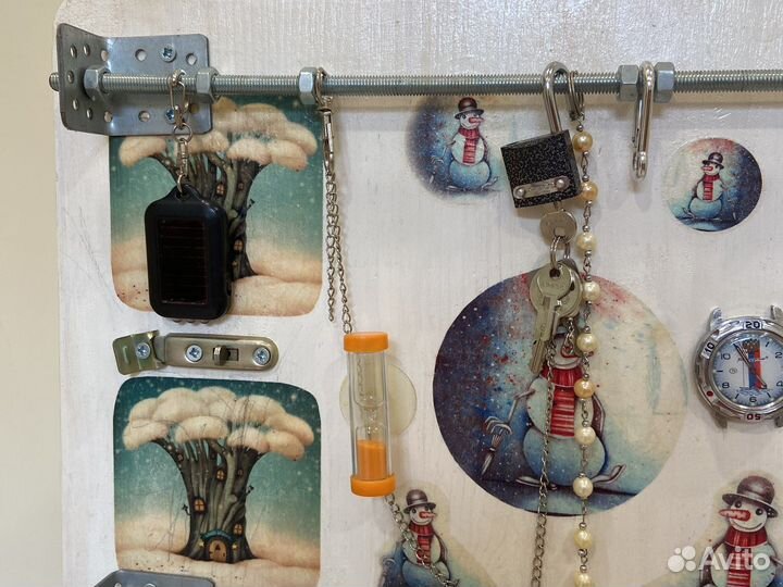 Бизиборд 50*80см изготовлен под заказ