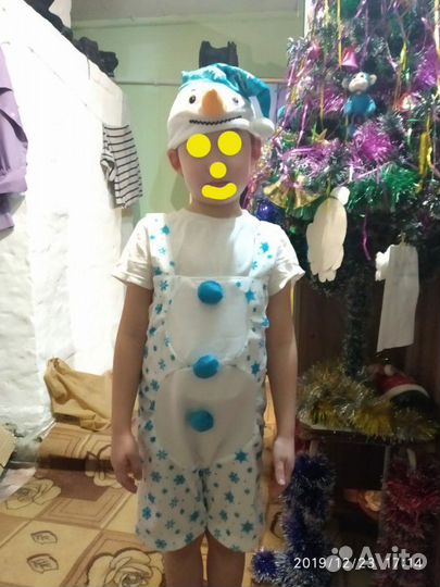 Костюм снеговика