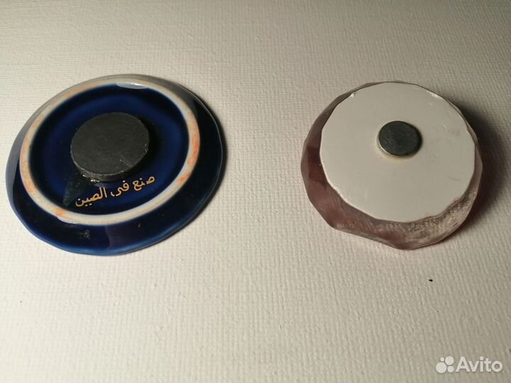 Восточные сувениры 2 шт., магниты Египет и Турция