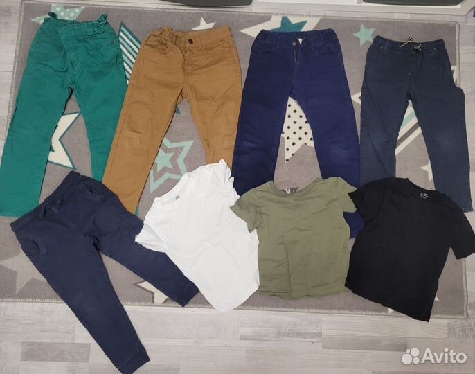 Вещи пакетом на мальчика 110-122