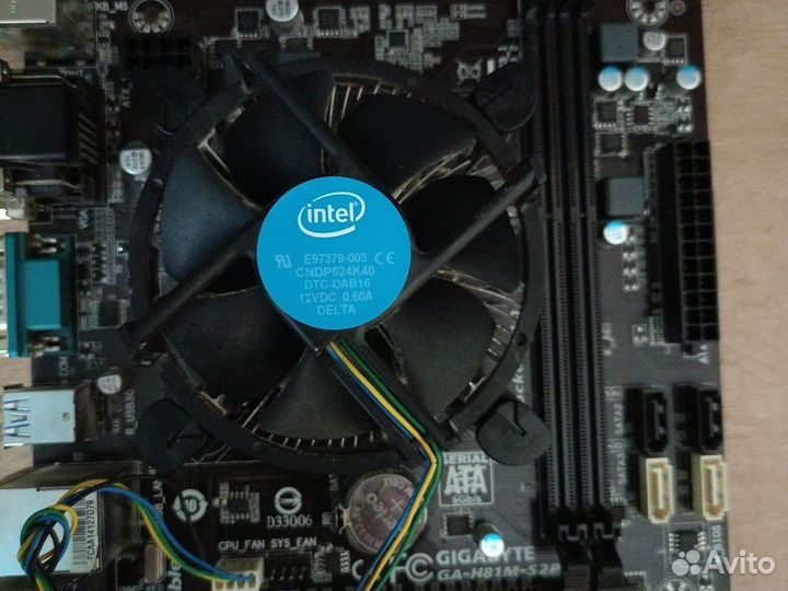 Комплект материнская плата, процессор, оперативка