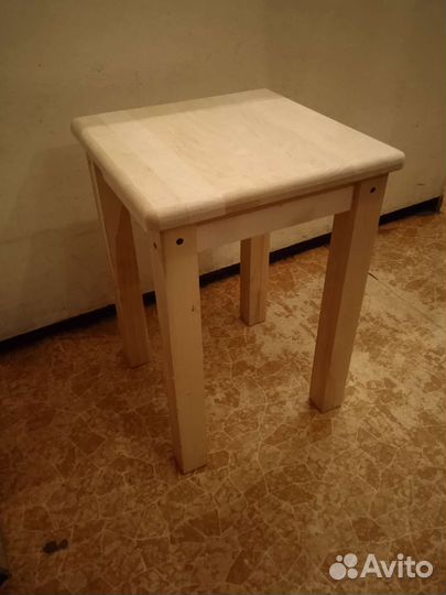 Табурет березовый