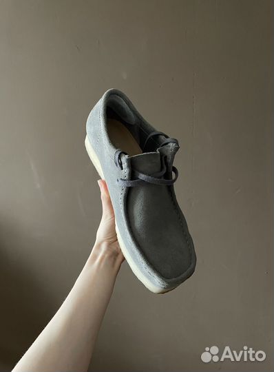 Clarks originals wallabee мужские ботинки серые 42