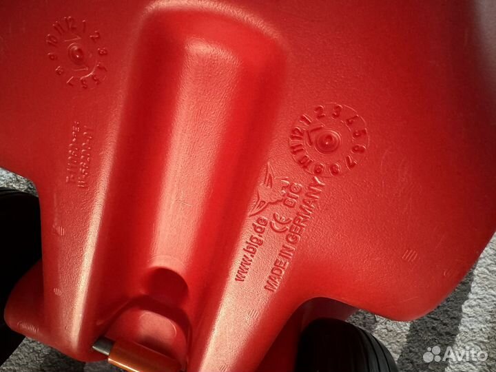 Машинка каталка с прицепом Big Bobby Car