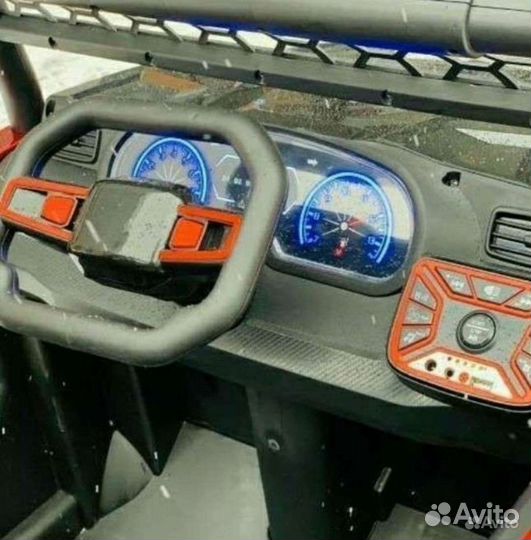 Детский электромобиль двухместный Багги