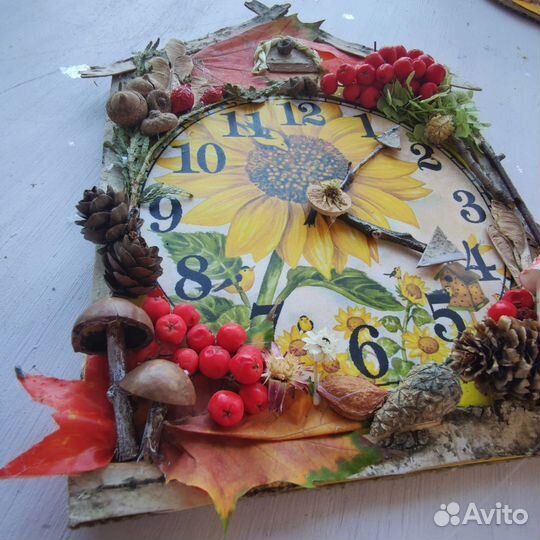 Осенняя поделка в садик из природных материалов