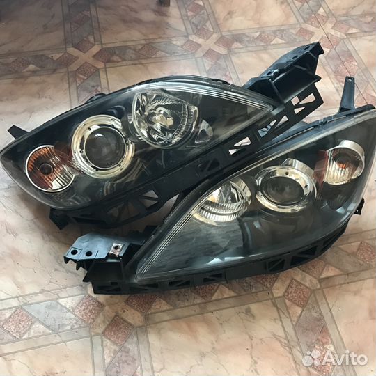 Мазда 3 вк фары хэтчбек ксенон