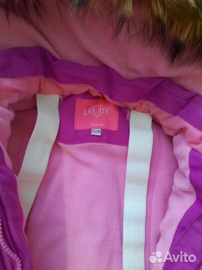 Зимний комбинезон для девочки 122