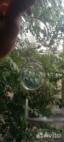 Очки круглые прозрачные