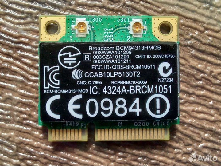 Pci-e mini Адаптер Wi-Fi + Bluetooth