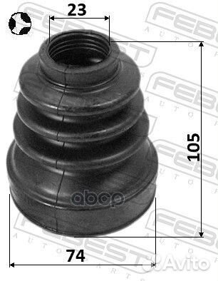 Пыльник шрус внутренний комплект 74X105X23 rena