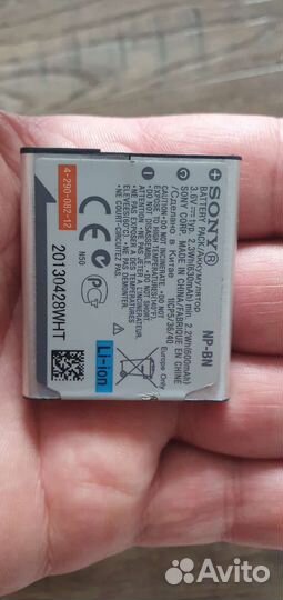 Аккумуляторы с фотокамеры Sony