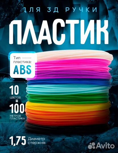 Пластик для 3D ручки abs
