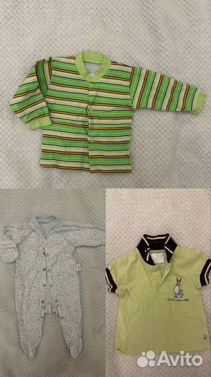 Вещи пакетом на мальчика 62-68