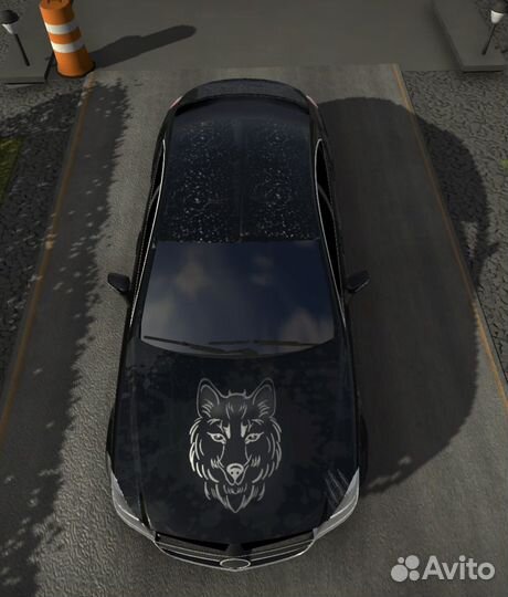 Кар паркинг CLS 63AMG банан, фулл без бамперов