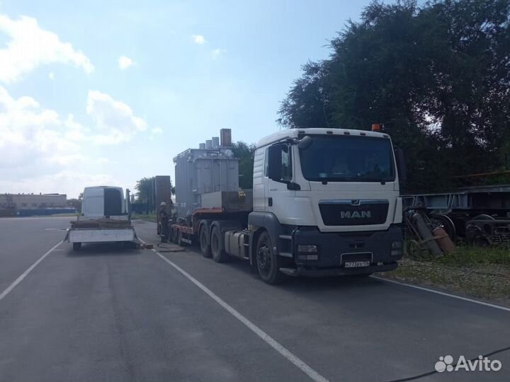 Грузоперевозки тралом негабаритных грузов