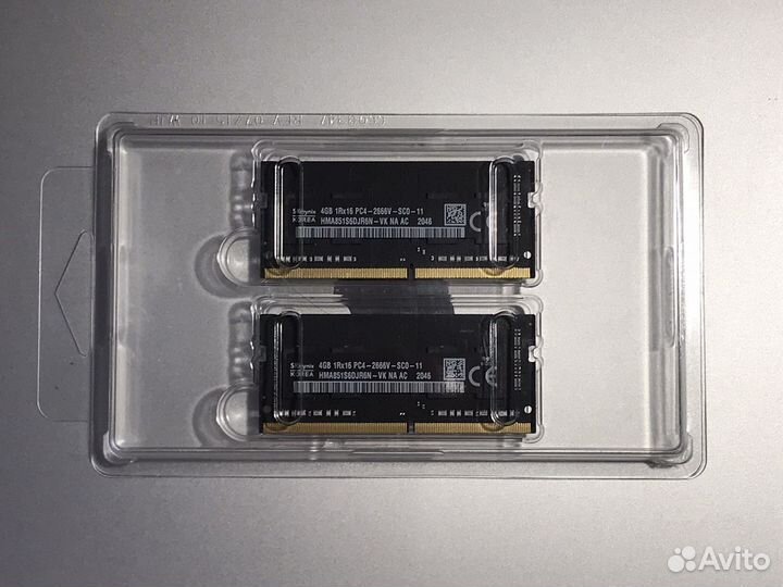 Память DDR4 2666 CL19 8GB (2 x 4Gb ) Hynix (OEM)