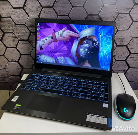 Игровой Lenovo GTX1050, i5-9300H, SSD, в идеале