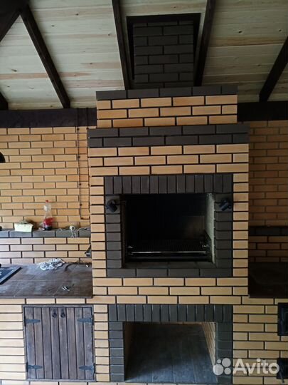 Барбекю комплекс с навесом